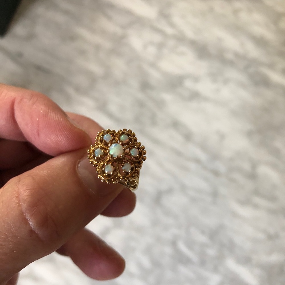 14k Gold SKAL Australian opal - Picture 5 of 8